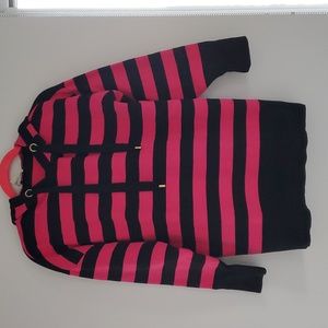 Michael Michael Kors hooded tunic sweatshirt.